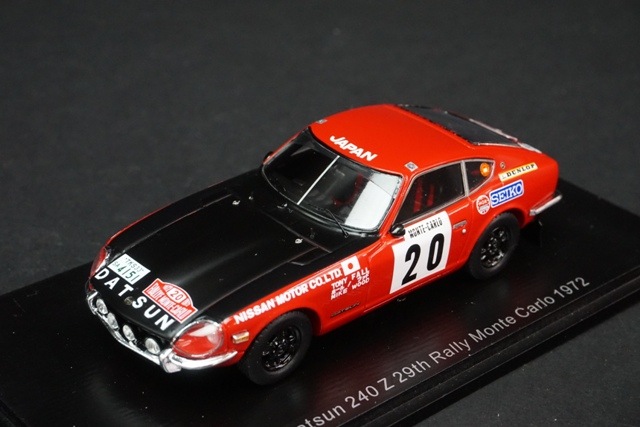 1/43 スパーク S6284 日産 Datsun 240 Z #20 29th Rally Monte Carlo