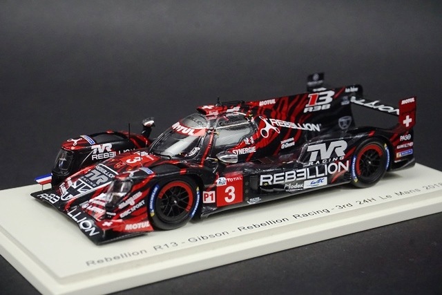 1/43 スパーク S7002 Rebellion R13 Gibson Rebellion Racing 3rd 24H