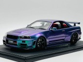 ���� 22A01-11 onemodel 1/18 Nismo R34 GT-R Z-tune Chameleon WEB����