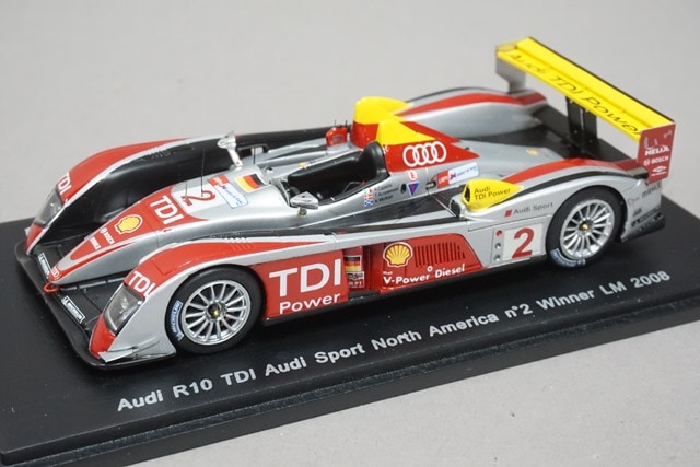 1/43 スパーク 43LM08 アウディ R10 TDI Audi Sport North America
