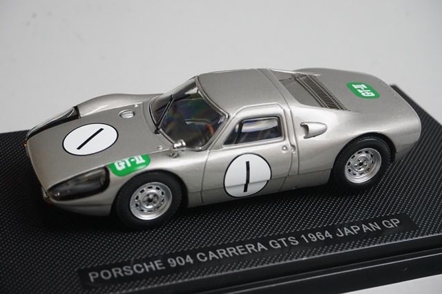 1/43 エブロ 43725 ポルシェ 904 カレラ GTS 日本GP 1964 #1 シルバー
