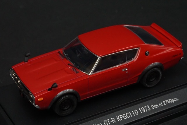 1/43 エブロ 43560 日産 スカイライン GT-R KPGC110 1973 レッド