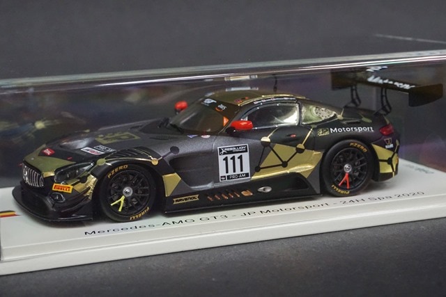 1/43 スパーク SB408 メルセデス AMG GT3 JP Motorsport SPA24h 2020