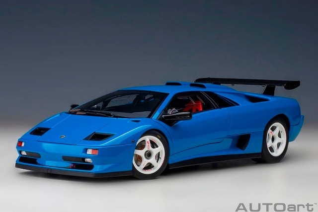 新品 79148 オートアート 1/18 ランボルギーニ ディアブロ SV-R （BLU
