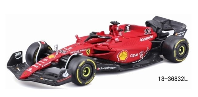 予約 18-36832L ブラーゴ 1/43 スクーデリア フェラーリ F1-75(2022