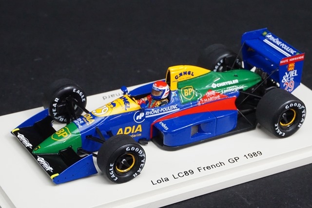 1/43 スパーク S2976 ローラ LC89 フランスGP 1989#29 E.ベルナール