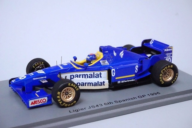 1/43 スパーク S7414 リジェ JS43 6th スペインGP P.ディニス 1996 #10