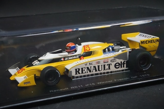 1/43 スパーク S1704 ルノー RS11 フランスGP優勝 1979#15 J.P.