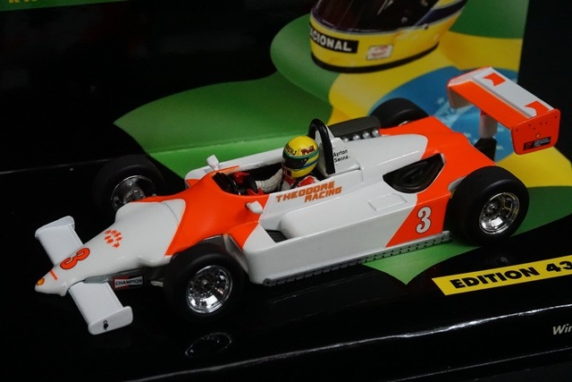 1/43 ミニチャンプス 540834313 ラルト トヨタ RT3 A.セナ マカオGP