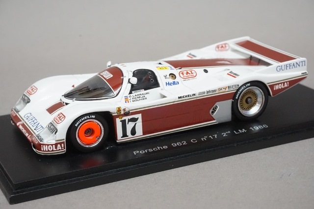 スパーク 1/43 ブルン・ポルシェ962Ｃ #17 ルマン1986 2位 スパーク 1/43 ロスマンズ・ポルシェ 962C ルマン1986 #2 P.P