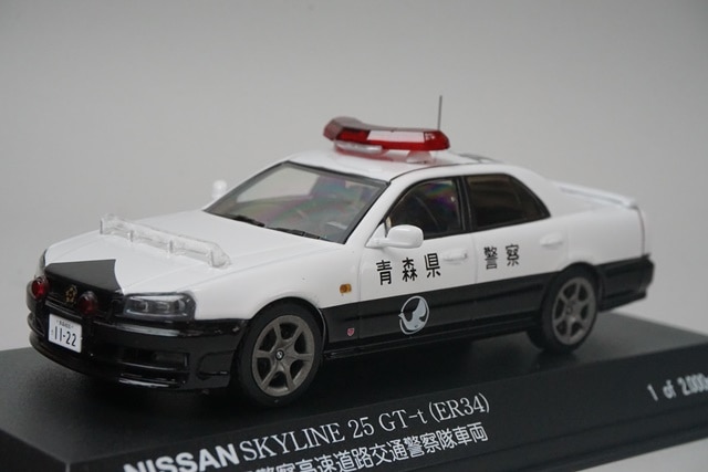 中古】ミニカー 1/43 日産 スカイライン 25 GT-t(ER34