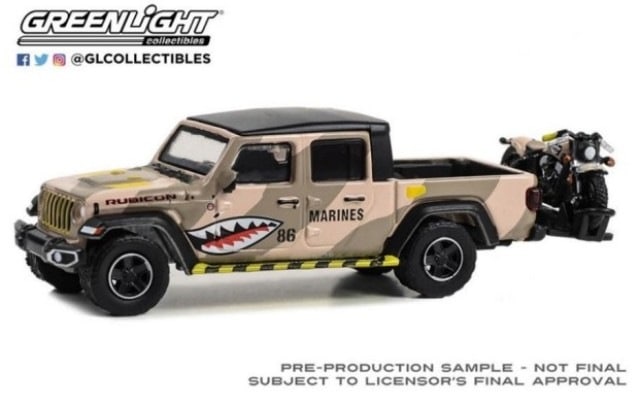 予約 GL51525 GreenLight 1/64 2020 ジープ グラディエーター ルビコン