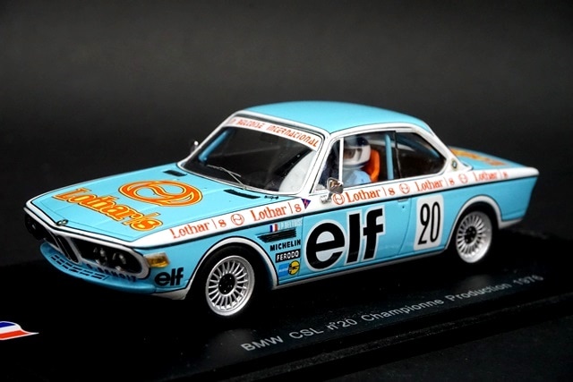 1:43 IXO Bmw 3.5 Csl Gr.5 #4 Winner 6H Silverstone 1976