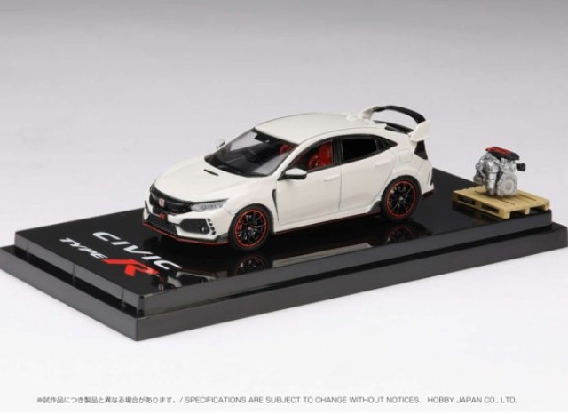 予約 HJ641055AW ホビージャパン 1/64 ホンダ シビック TYPE R (FK8