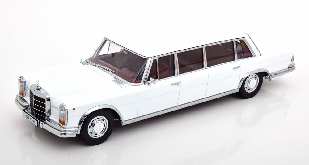 101-017 KK 1/18 メルセデスベンツ プルマン 600 W100 KK-Scale 1/18 Mercedes Benz S-Class 600 Pullman (W100) Light Blue