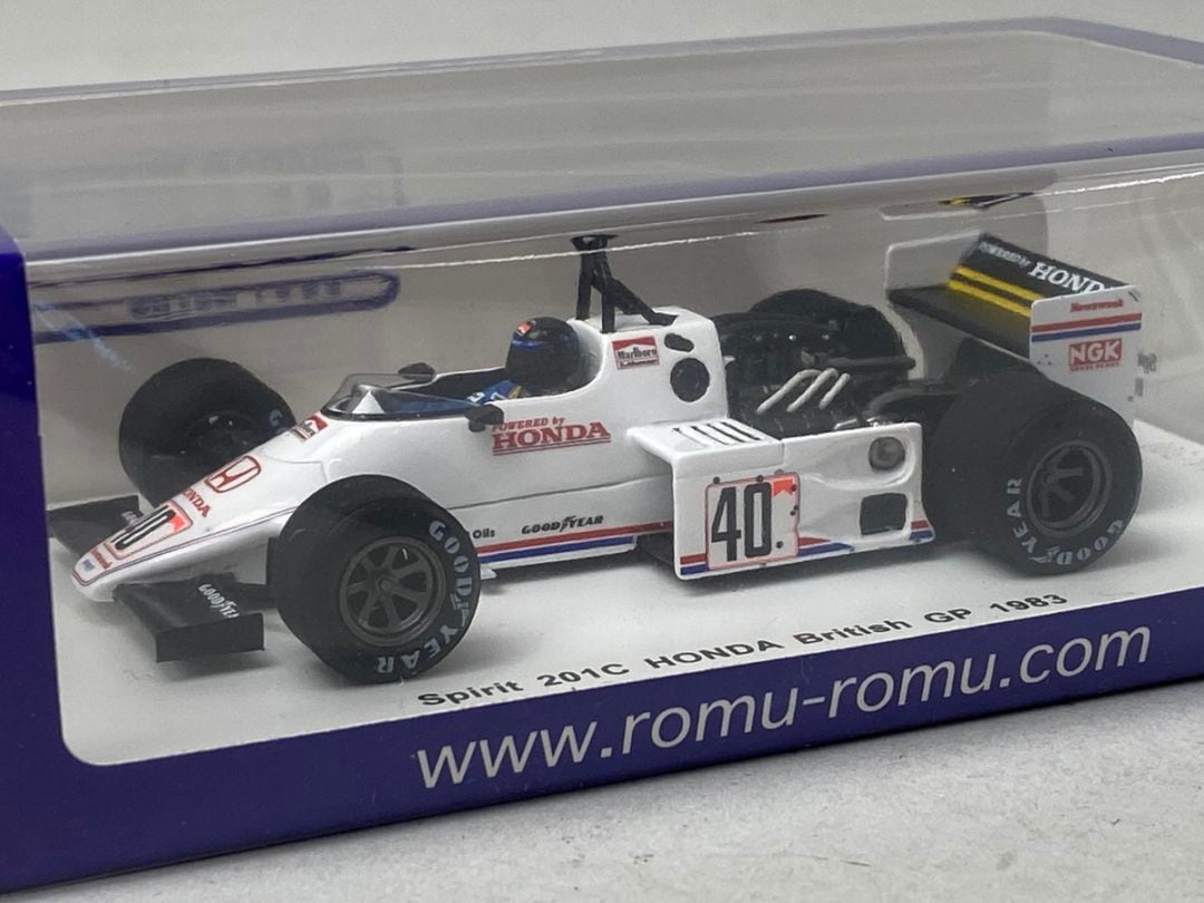 1/43 スパーク ROMU030 ロム特注 スピリット 201C ホンダ イギリス GP