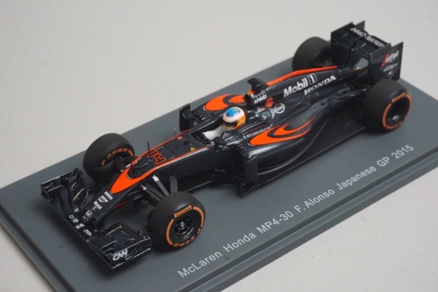 ミニカー Spark McLaren Honda MP4-30 2015 1/43 スパーク SCS156 マクラーレン ホンダ MP4-30 日本GP 2015 #14 F