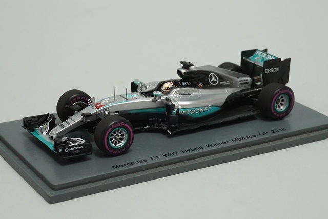 1/43 スパーク S5001 メルセデス F1 W07 ハイブリッド モナコGP 2016