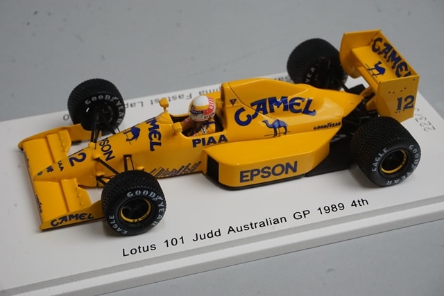 ミニカー SPARK 1/43 Lotus 101 Judd NAKAJIMA 1/43 スパーク ROMU013 ロータス 101 Judd オーストラリアGP 4th 1989