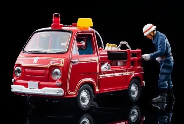 トミカリミテッドヴィンテージスバルサンバーポンプ消防車３台セット トミカリミテッドヴィンテージ 1/64 スバル サンバー ポンプ消防車