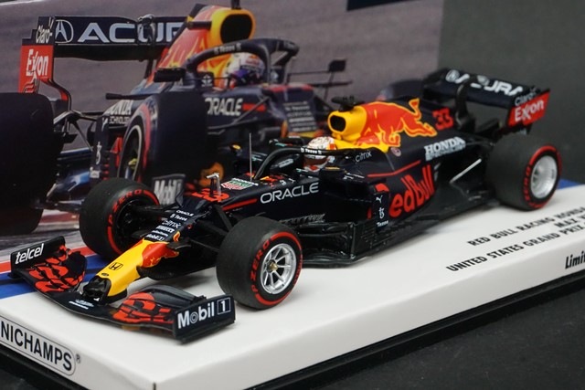 ミニチャンプス　レッドブル　RB16B ありがとう ミニチャンプス 1/18 レッドブル レーシング ホンダ RB16B 