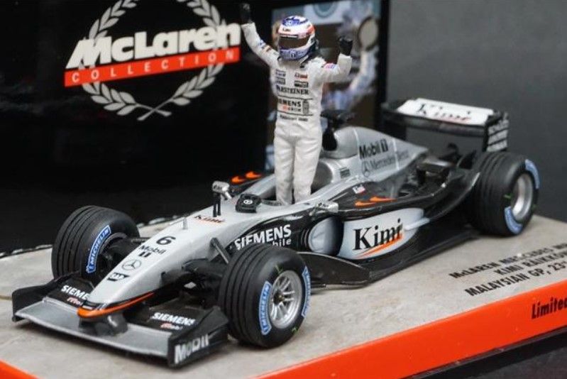 ミニチャンプス　マクラーレンメルセデスMP4-20　キミ・ライコネン　箱無し ミニチャンプス マクラーレンメルセデスMP4-20 キミ・ライコネン
