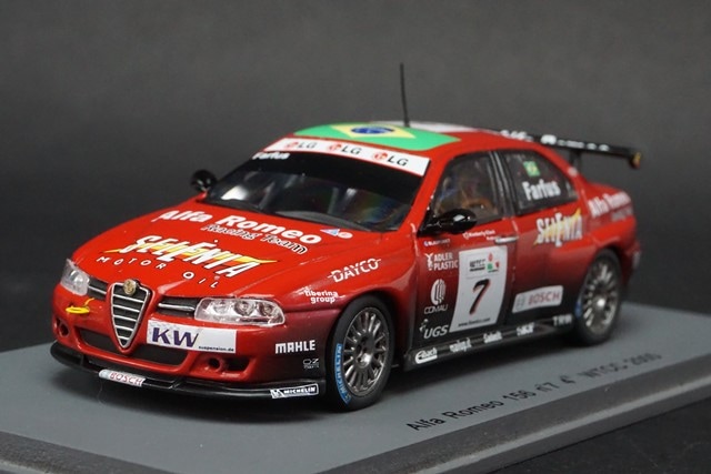 1/43 スパーク S0475 アルファロメオ 156 WTCC 2005 4位 #7 Augusto