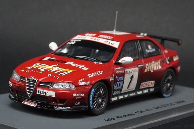 ケース未開封 スパーク 1/43 アルファロメオ 156 #1 2004 ETCC