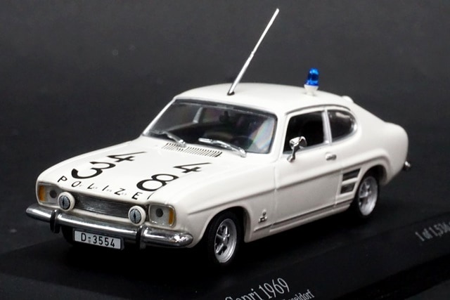 1/43 ミニチャンプス 430085590 フォード カプリ AUTOBAHNPOLIZEI