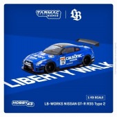 ͽ�� T43-019-CAL Tarmac Works 1/43 ���� LB-WORKS NISSAN GT-R R35 type 2 Calsonic ȯ�����
