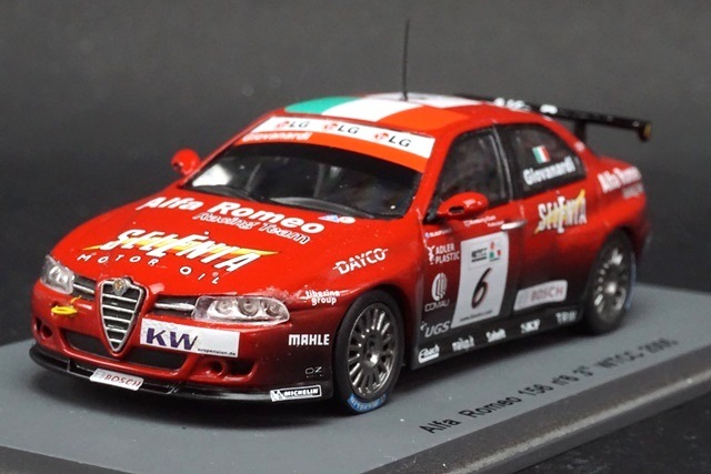 1/43 スパーク S0474 アルファロメオ 156 WTCC 2005 3位 #6