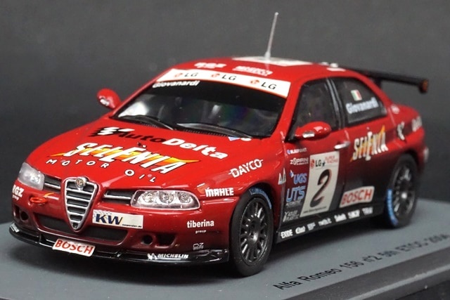 1/43 スパーク S0464 アルファロメオ 156 ETCC 2004 5位 #2 Fabrizio