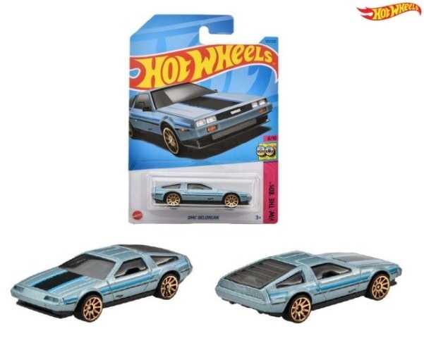 新品 HNJ93 ホットウィール ベーシックカー DMC デロリアン (1