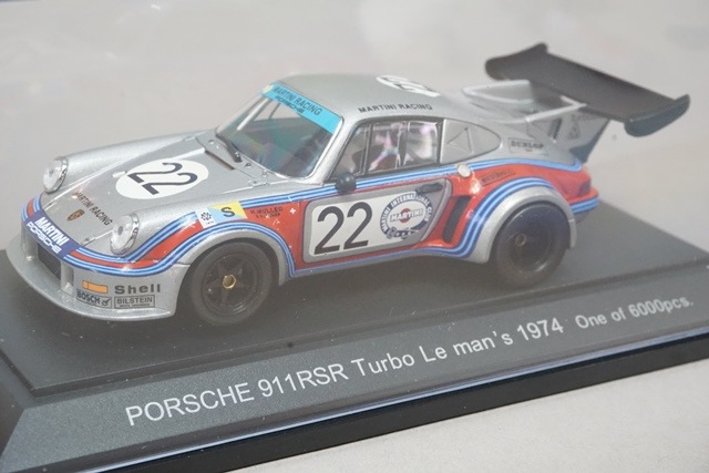 1/43 エブロ 43536 ポルシェ 911 RSR ターボ ルマン 1974 #22 シルバー