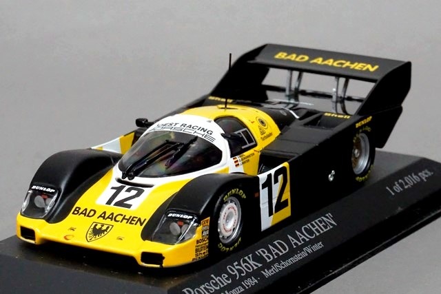 1/43 ミニチャンプス 430846612 ポルシェ 956K 1000km モンツァ 1984