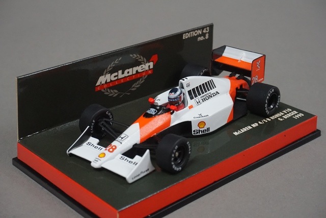 1/43 ミニチャンプス 530904328 マクラーレンホンダ MP4/5B V10 G