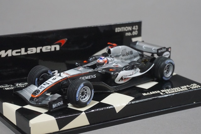 【ミニチャンプス　マクラーレン　メルセデス　MP4-17D 2002年1/18】 ミニチャンプス 1/43 マクラーレン・メルセデス MP4-17 F1 2002