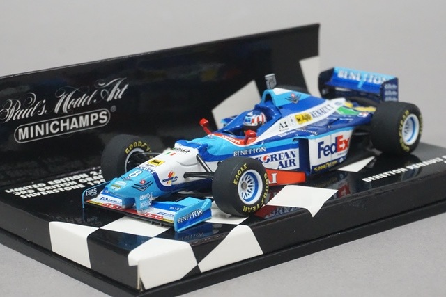 1/43 ミニチャンプス 430970058 ベネトン Renault B197 1997 FedEx A