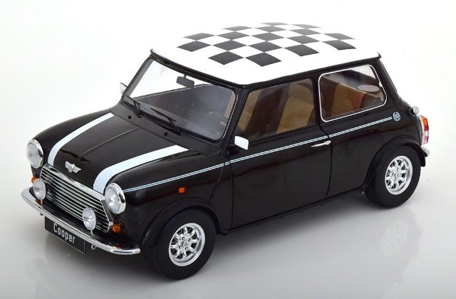 新品 KKDC120055L KK scale 1/12 ミニ クーパー チェッカーフラッグ