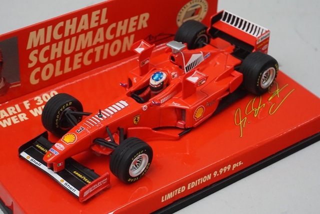 1/43 ミニチャンプス 510984333 フェラーリ F300 タワーウィング