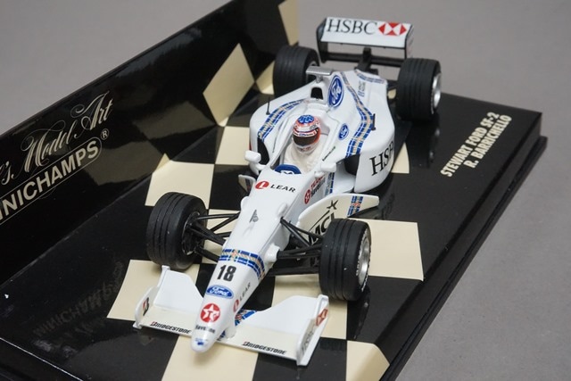 ミニチャンプス製 1/43　スチュワート・フォード　SF-2 Ｒ・バリチェロ MINICHAMPS 1/43スチュワートフォードSF-2 バリチェロ 98