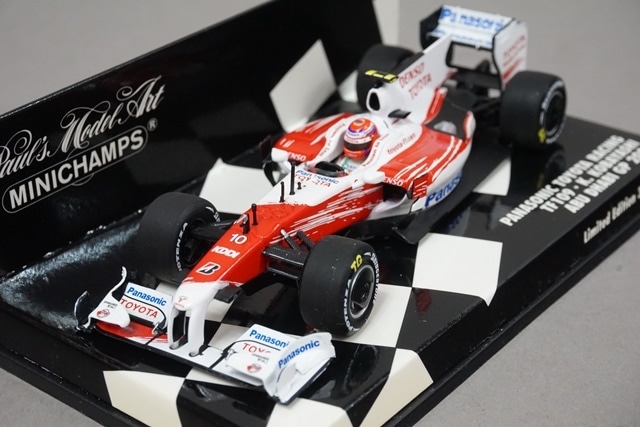 トヨタ別注　1/18 ミニチャンプス　トヨタTF106 J.トゥルーリ F1 Panasonic Toyota Racing TF106 R Schumacher 2006 Model