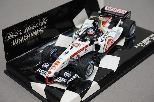 1/43 ミニチャンプス 400050004 B・A・R ホンダ 007 2005 佐藤琢磨 #4
