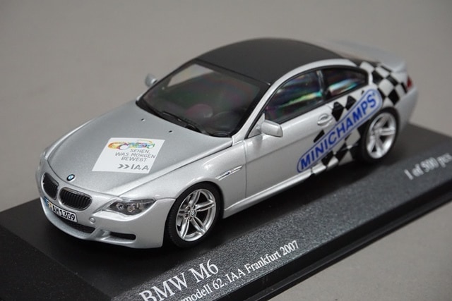 1/43 ミニチャンプス 403026123 BMW M6 フランクフルト カーショー IAA