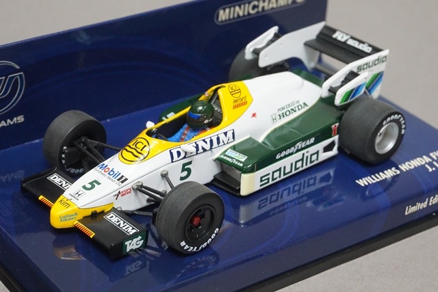 1/43 ミニチャンプス 400840005 ウィリアムズ ホンダ FW09 1984 #5 J