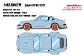 ͽ�� EM427L �ᥤ�����å�/�����ɥ��� 1/43 ���󥬡� 911 DLS 2022 ����ե֥롼 (����150��)