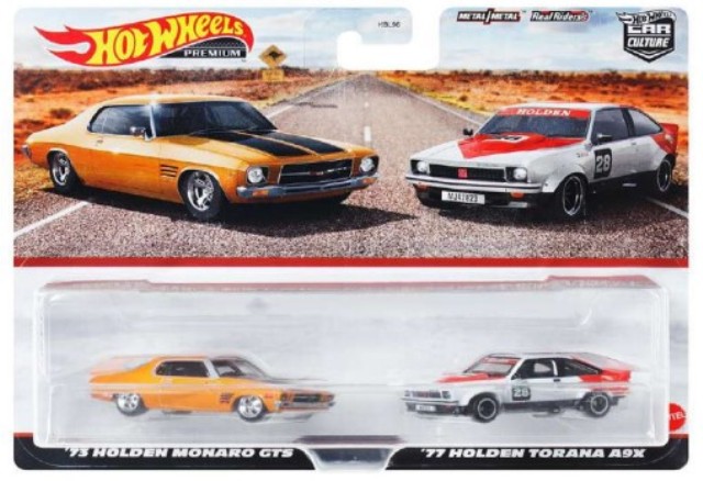 予約 HKF50 ホットウィール プレミアム 2パック '73 ホールデン