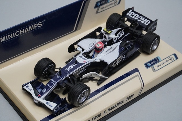 Minichamps DP 1/43 AT&amp;Tウィリアムズトヨタ ショーカー2008 ロズベルク 完成品 Minichamps DP 1/43 AT&Tウィリアムズトヨタ ショーカー2008