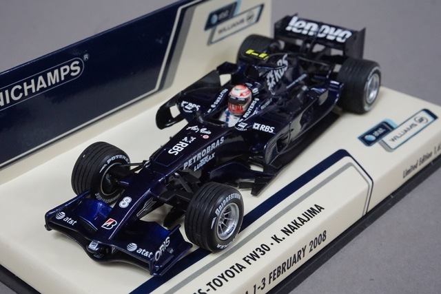 1/43 ミニチャンプス 400080308 AT&T ウィリアムズ トヨタ FW30