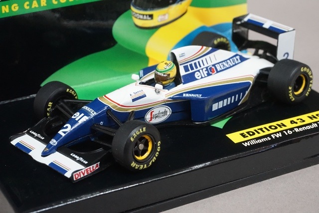 1/43 ミニチャンプス ウィリアムズ FW16 ルノー V10 1994 A.セナ